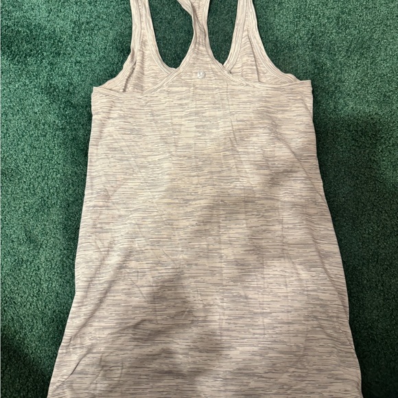 Lululemon Grey and White Tanktop - Picture 2 of 3